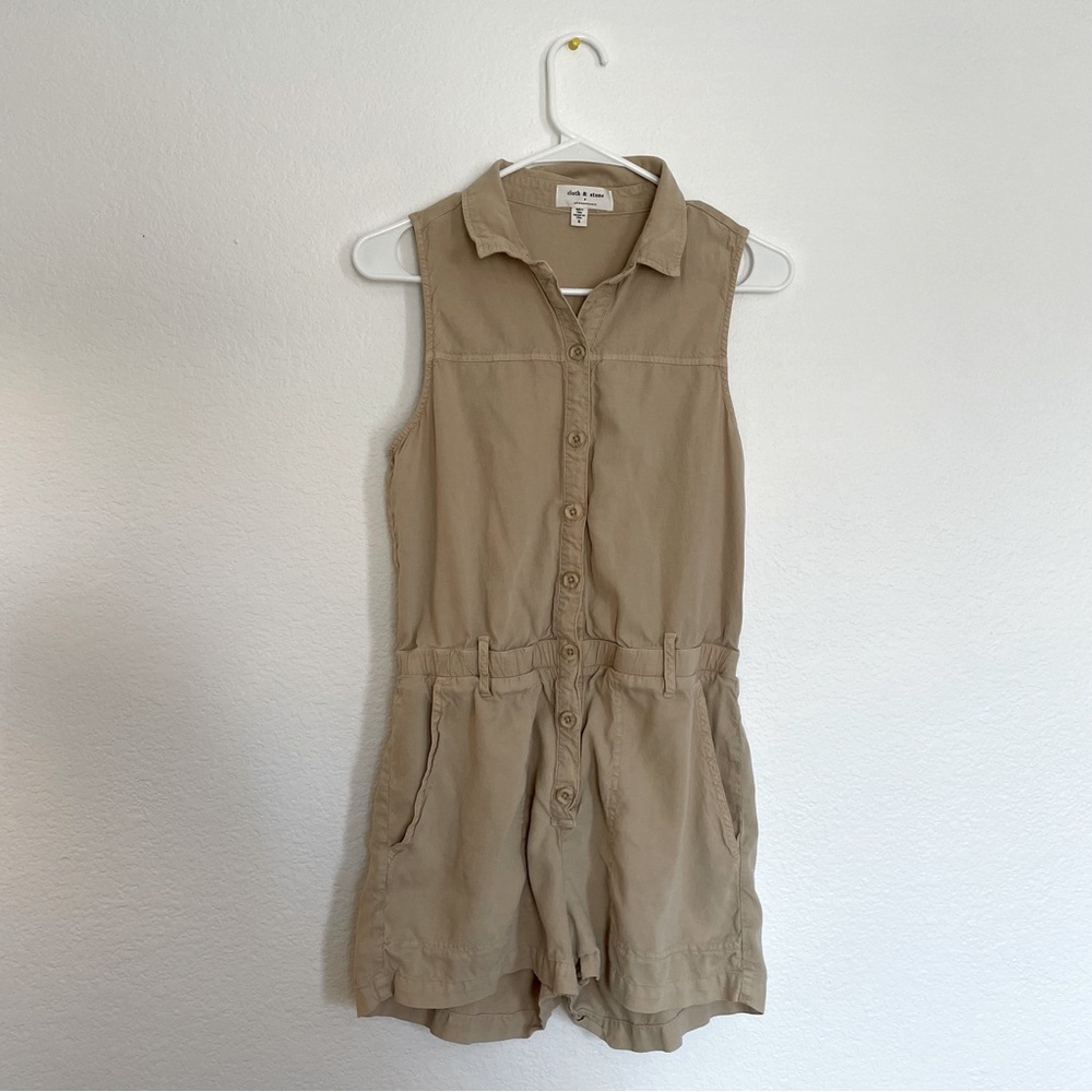 Anthropologie Tan Romper